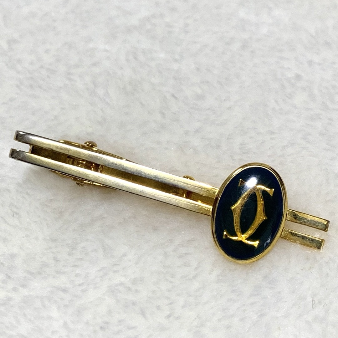 Cartier - 希少 Vintage Cartier カルティエ 2C ロゴ カフス Cartier - 希少 Vintage Cartier カルティエ 2C ロゴ カフス
