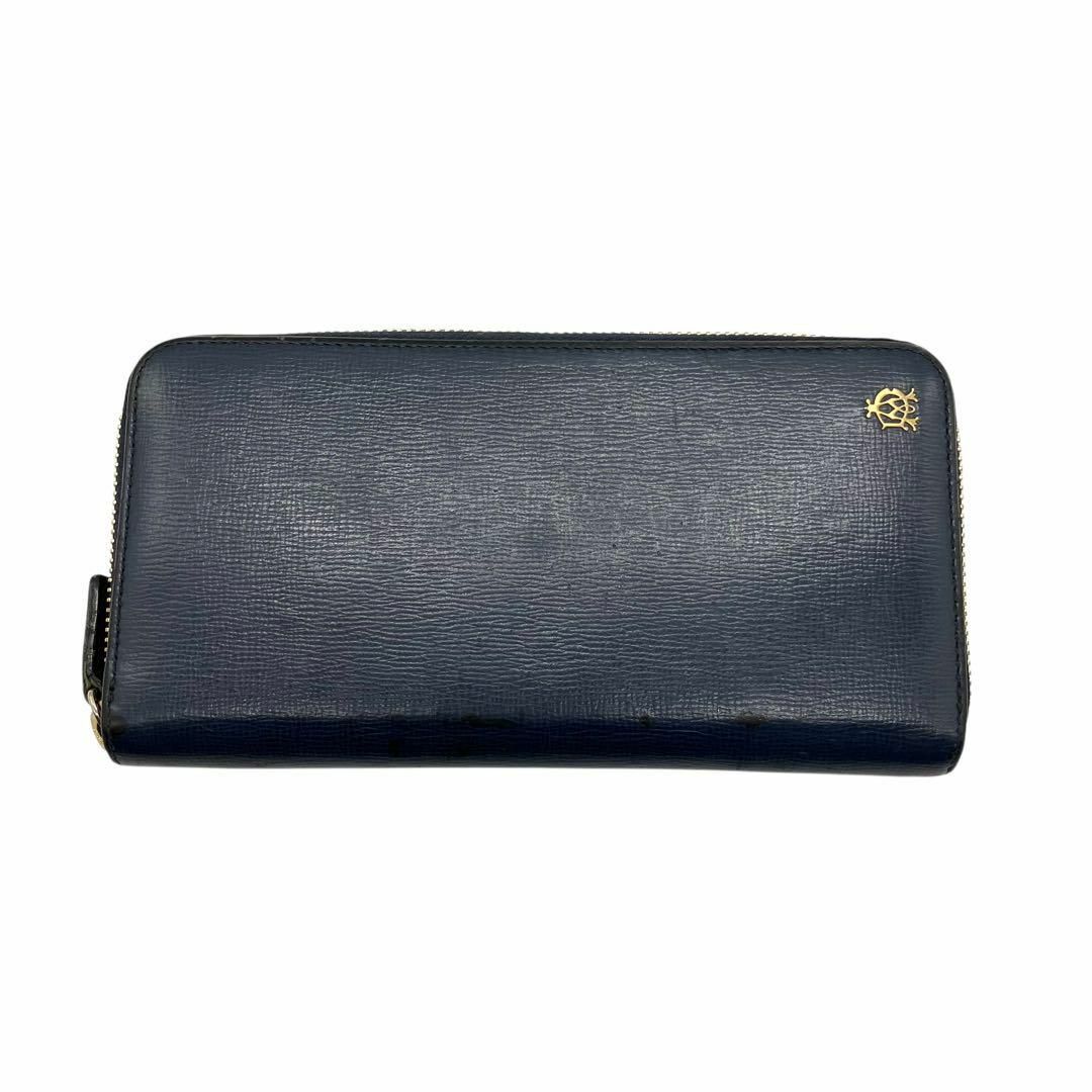 Dunhill - 良品 1900 dunhill 長財布 ラウンドファスナー レザー Dunhill - 良品 1900 dunhill 長財布 ラウンドファスナー レザー