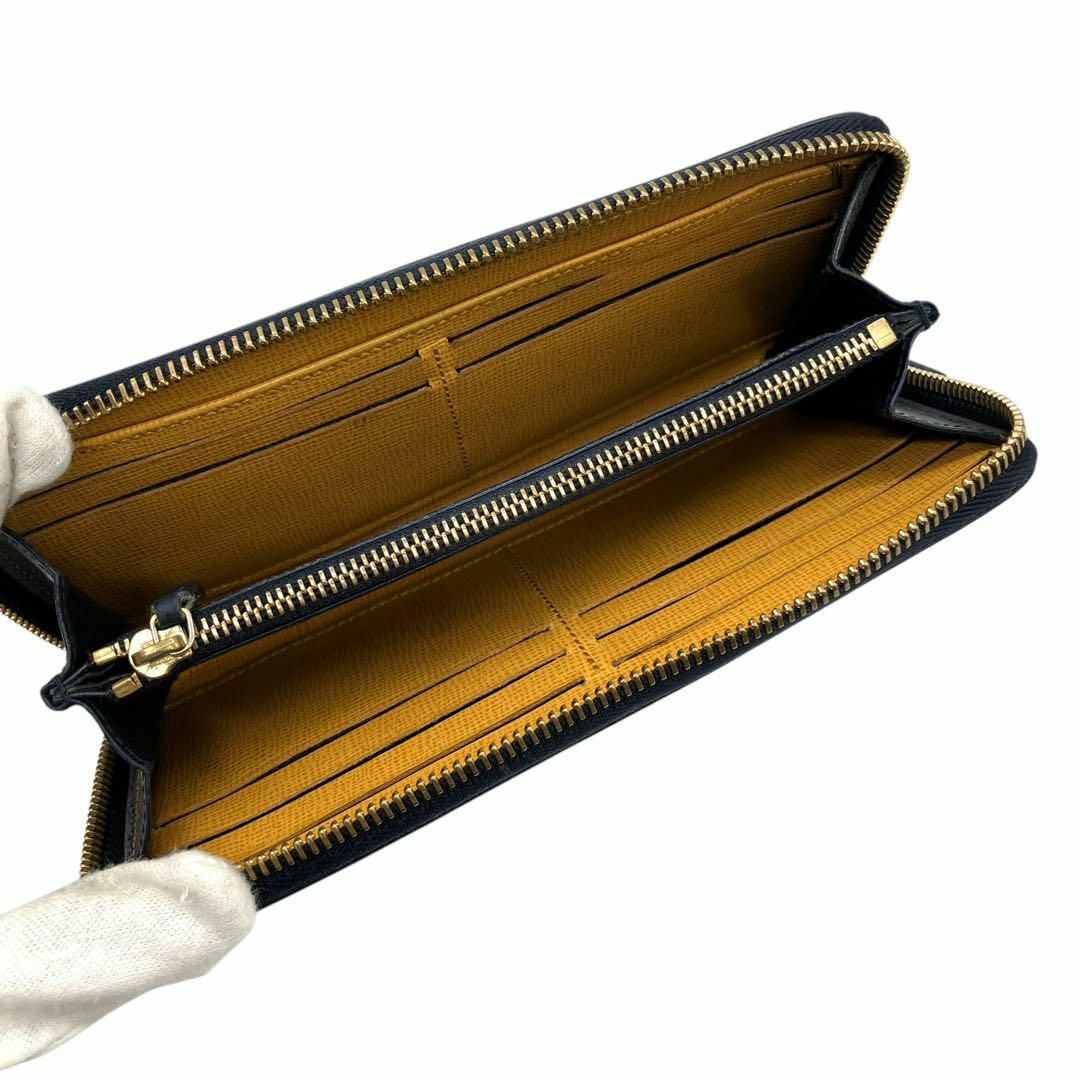 Dunhill - 良品 1900 dunhill 長財布 ラウンドファスナー レザー Dunhill - 良品 1900 dunhill 長財布 ラウンドファスナー レザー
