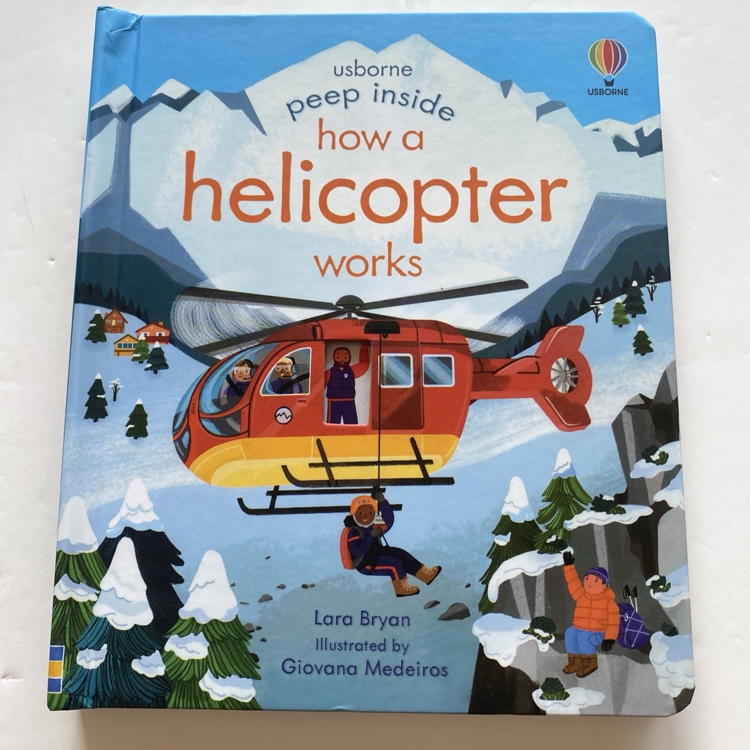 英語絵本 Helicopter ヘリコプター しかけボードブック Usborne 英語絵本 Helicopter ヘリコプター しかけボードブック Usborne