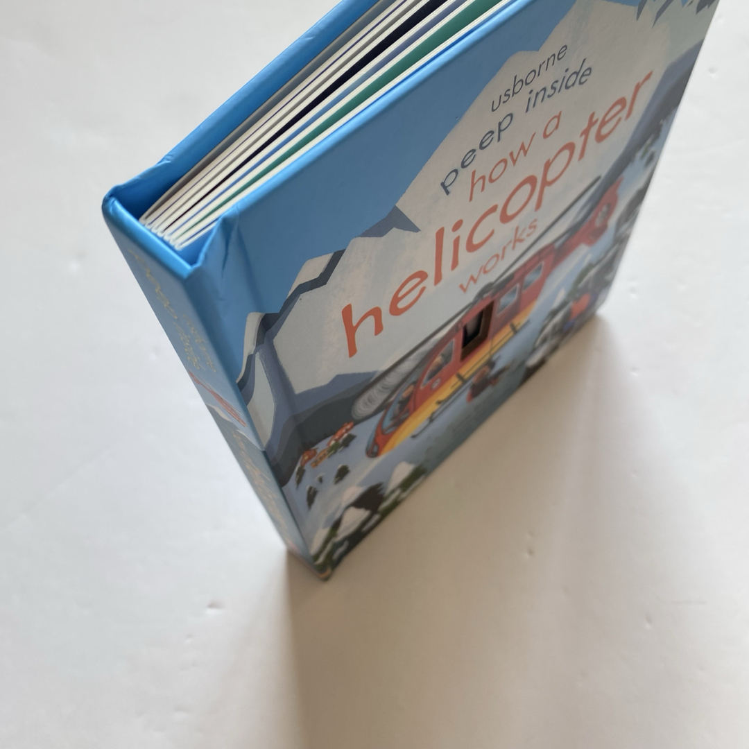 英語絵本 Helicopter ヘリコプター しかけボードブック Usborne 英語絵本 Helicopter ヘリコプター しかけボードブック Usborne