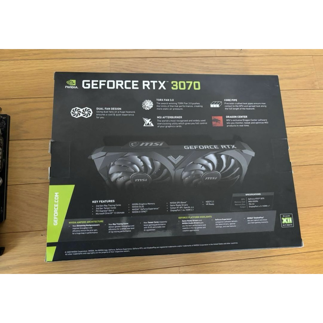 msi - RTX 3070 msi GeForceの通販 by ringo123's shop msi - RTX 3070 msi GeForceの通販 by ringo123's shop