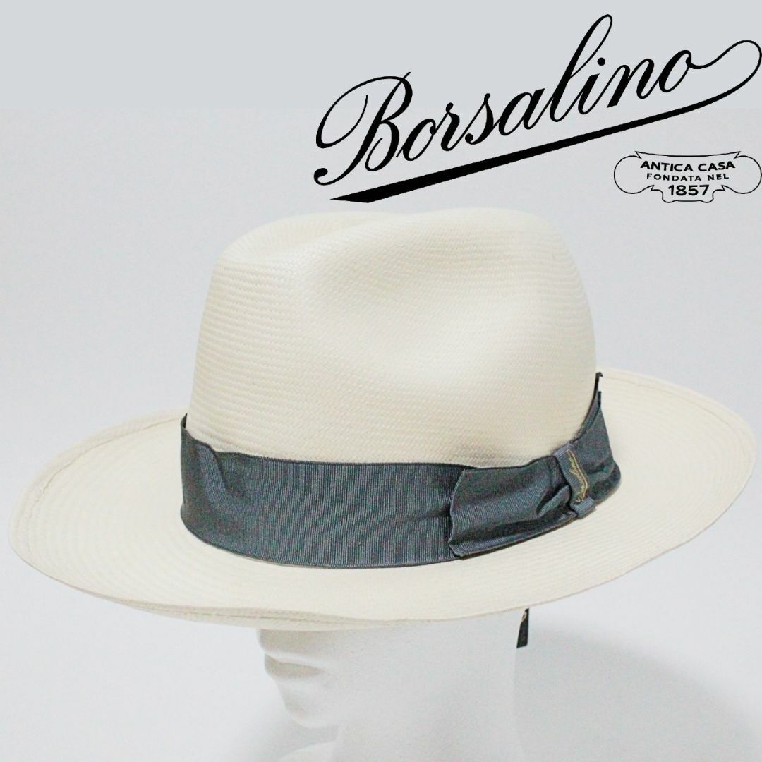Borsalino - 新品 ボルサリーノ 60500円 ワイドブリム パナマ Borsalino - 新品 ボルサリーノ 60500円 ワイドブリム パナマ