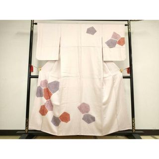 平和屋着物■訪問着　草花文　金彩　正絹　逸品　AAAQ4687ma(着物)