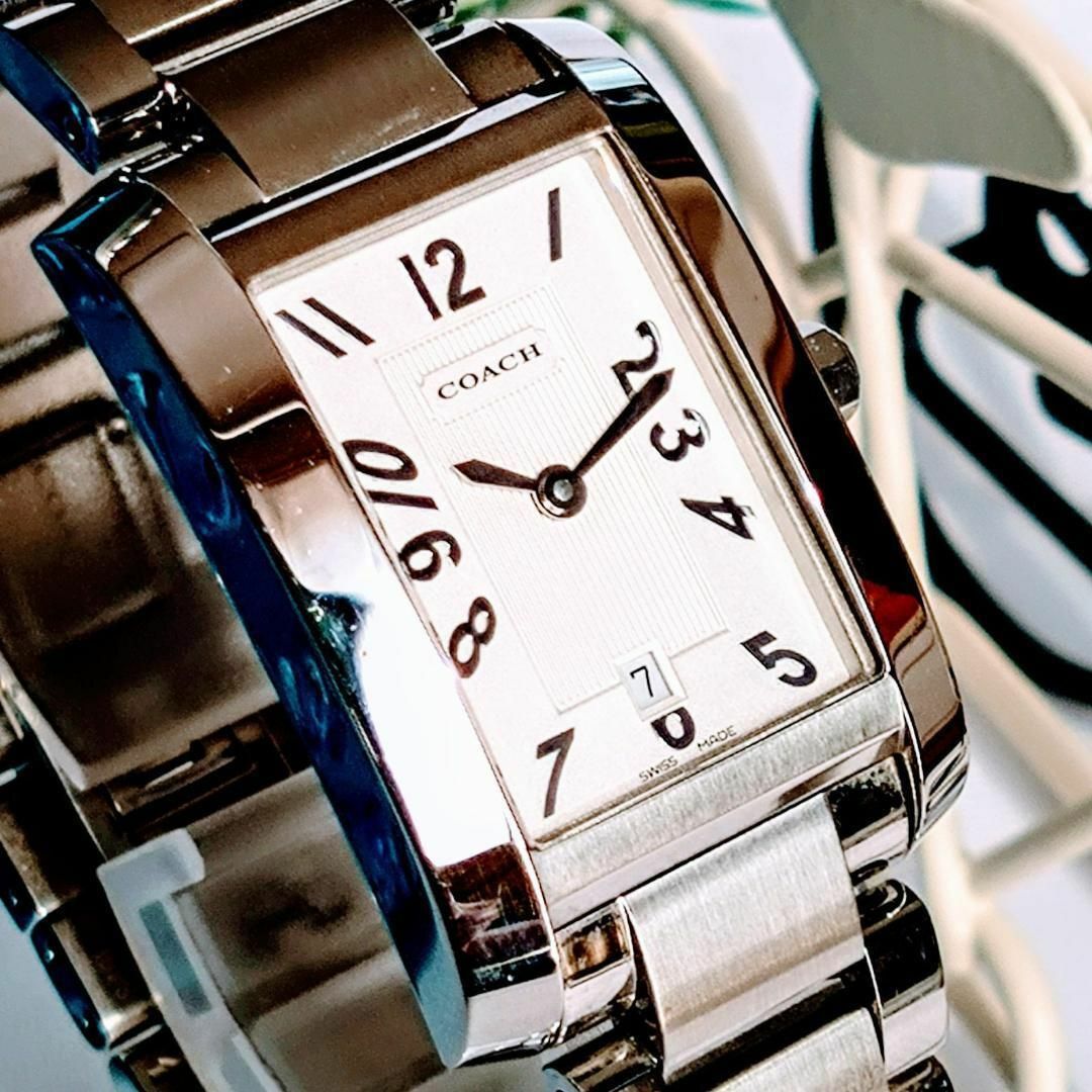 COACH - 良品 COACHコーチ レディース腕時計ホワイト0243 COACH - 良品 COACHコーチ レディース腕時計ホワイト0243