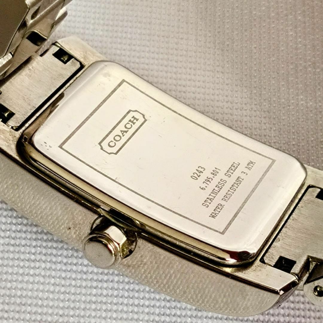 COACH - 良品 COACHコーチ レディース腕時計ホワイト0243 COACH - 良品 COACHコーチ レディース腕時計ホワイト0243