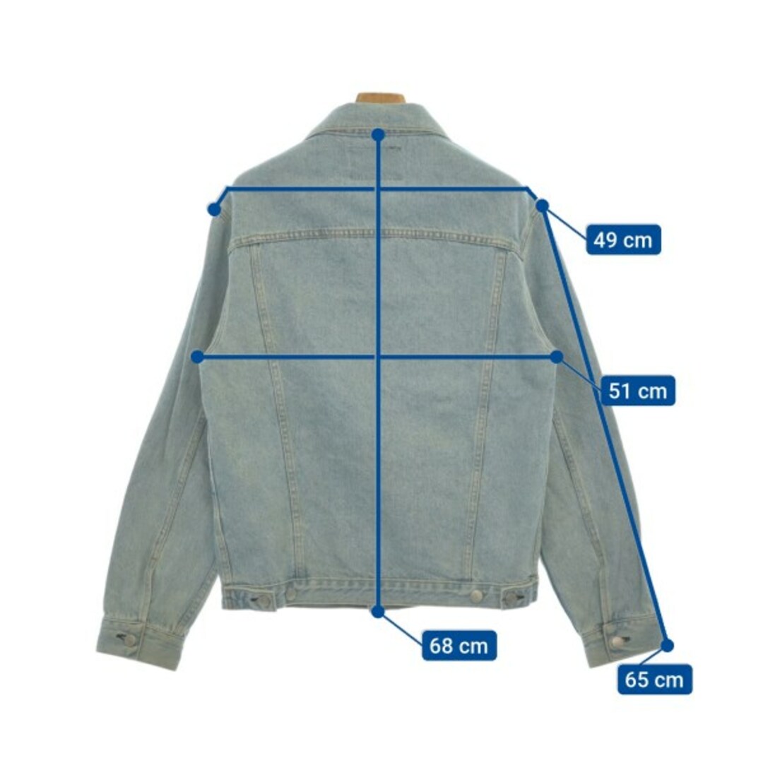 STUSSY - STUSSY ステューシー デニムジャケット M 青(デニム STUSSY - STUSSY ステューシー デニムジャケット M 青(デニム