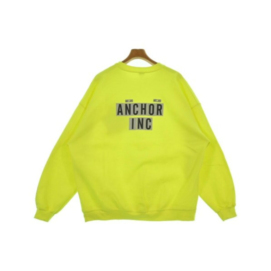 MERCEDES ANCHOR INC. スウェット 2XL 蛍光イエロー 【古着 MERCEDES ANCHOR INC. スウェット 2XL 蛍光イエロー 【古着