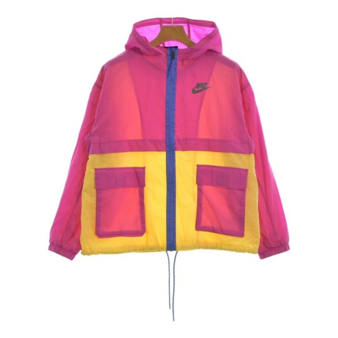 NIKE - NIKE ナイキ ブルゾン(その他) M ピンクx黄 【古着 NIKE - NIKE ナイキ ブルゾン(その他) M ピンクx黄 【古着