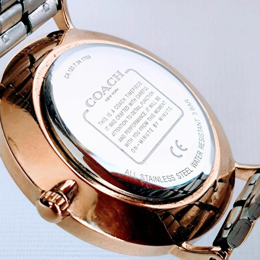 COACH - 良品 COACHコーチ レディース腕時計レッド&ゴールド 寅 COACH - 良品 COACHコーチ レディース腕時計レッド&ゴールド 寅