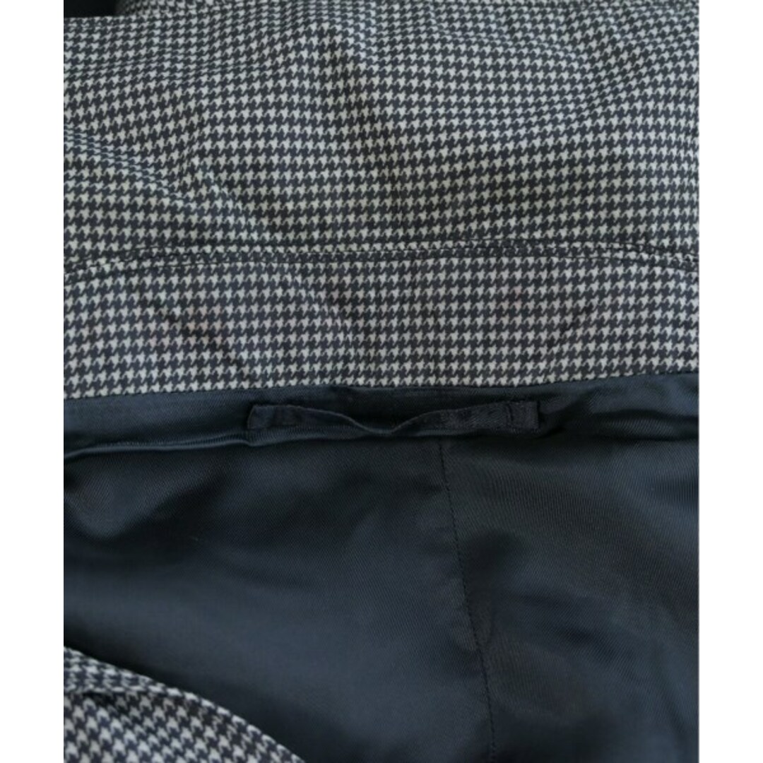 PRADA - PRADA プラダ ステンカラーコート 48(L位) 黒x白系(千鳥 PRADA - PRADA プラダ ステンカラーコート 48(L位) 黒x白系(千鳥