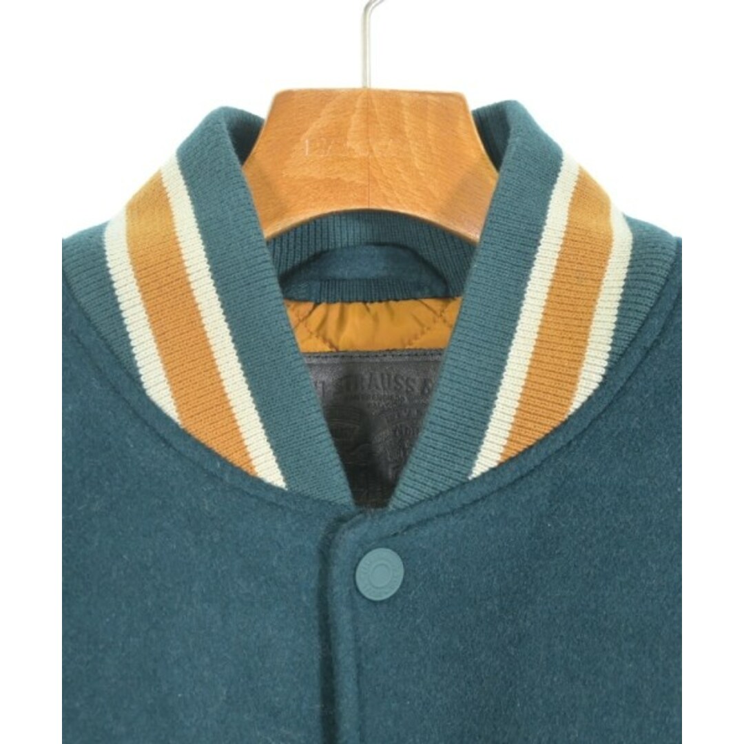 Levi's - Levi's リーバイス スタジャン XL 緑xアイボリー Levi's - Levi's リーバイス スタジャン XL 緑xアイボリー