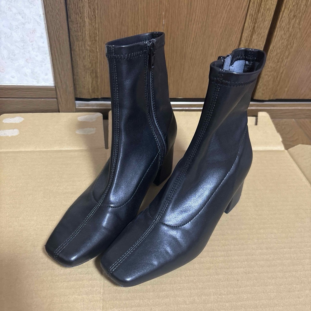 GU - 【近日処分品】 GU ブラック 黒 ブーツ ストレッチ GU - 【近日処分品】 GU ブラック 黒 ブーツ ストレッチ