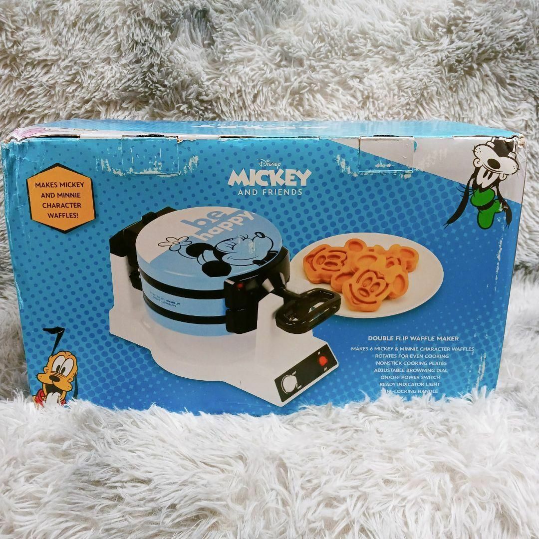 ❤レア✨海外❤ディズニー ミッキー&ミニーワッフルメーカー 6枚 ❤レア✨海外❤ディズニー ミッキー&ミニーワッフルメーカー 6枚
