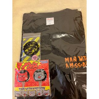 マンウィズアミッション(MAN WITH A MISSION)の★マンウィズ•Tシャツ＆キーカバー★おまけ付！未使用！希少！MWAM(ポップス/ロック(邦楽))