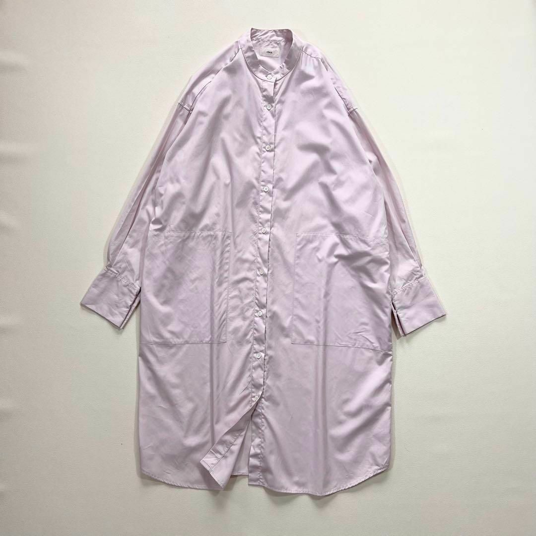 IENA - 美品 IENA イエナ コットンブロードバンドカラーシャツ IENA - 美品 IENA イエナ コットンブロードバンドカラーシャツ
