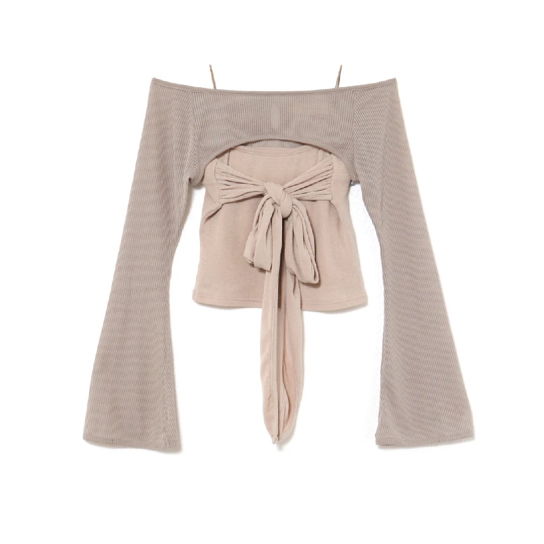 andmary Shayla ribbon tops beigeの通販 by ♡maya♡|ラクマ andmary Shayla ribbon tops beigeの通販 by ♡maya♡|ラクマ