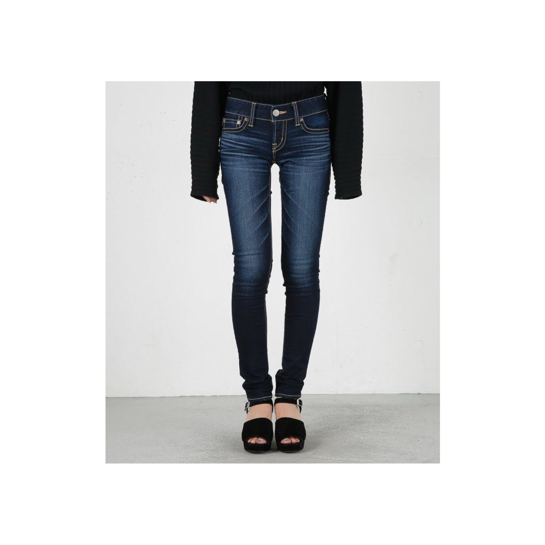 moussy - moussy Rebirthスキニー ブルー 25 美品の通販 by moussy - moussy Rebirthスキニー ブルー 25 美品の通販 by