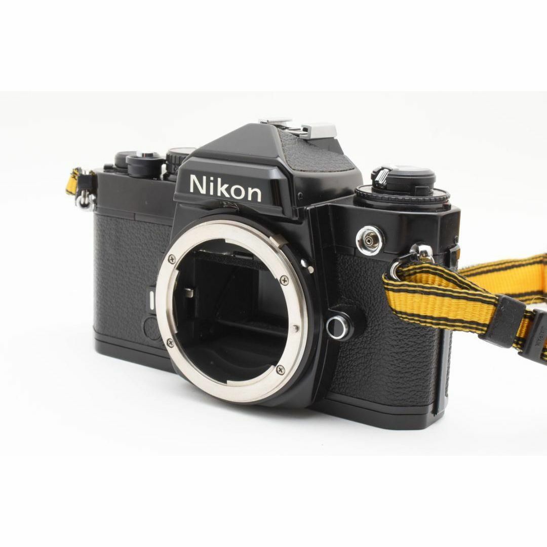 Nikon - 美品 NIKON FE ブラック フィルムカメラ モルト新品交換 Nikon - 美品 NIKON FE ブラック フィルムカメラ モルト新品交換