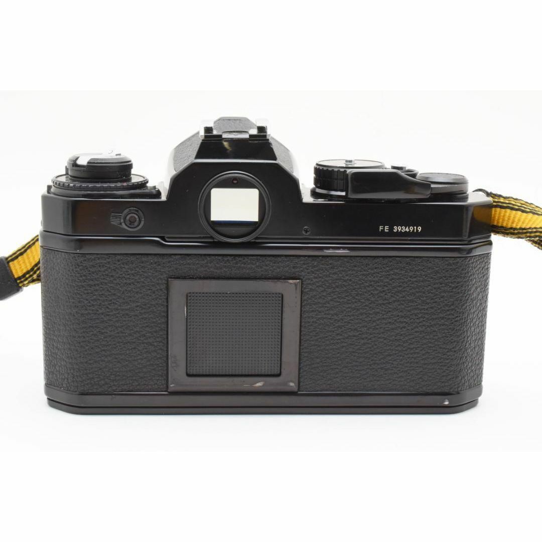 Nikon - 美品 NIKON FE ブラック フィルムカメラ モルト新品交換 Nikon - 美品 NIKON FE ブラック フィルムカメラ モルト新品交換