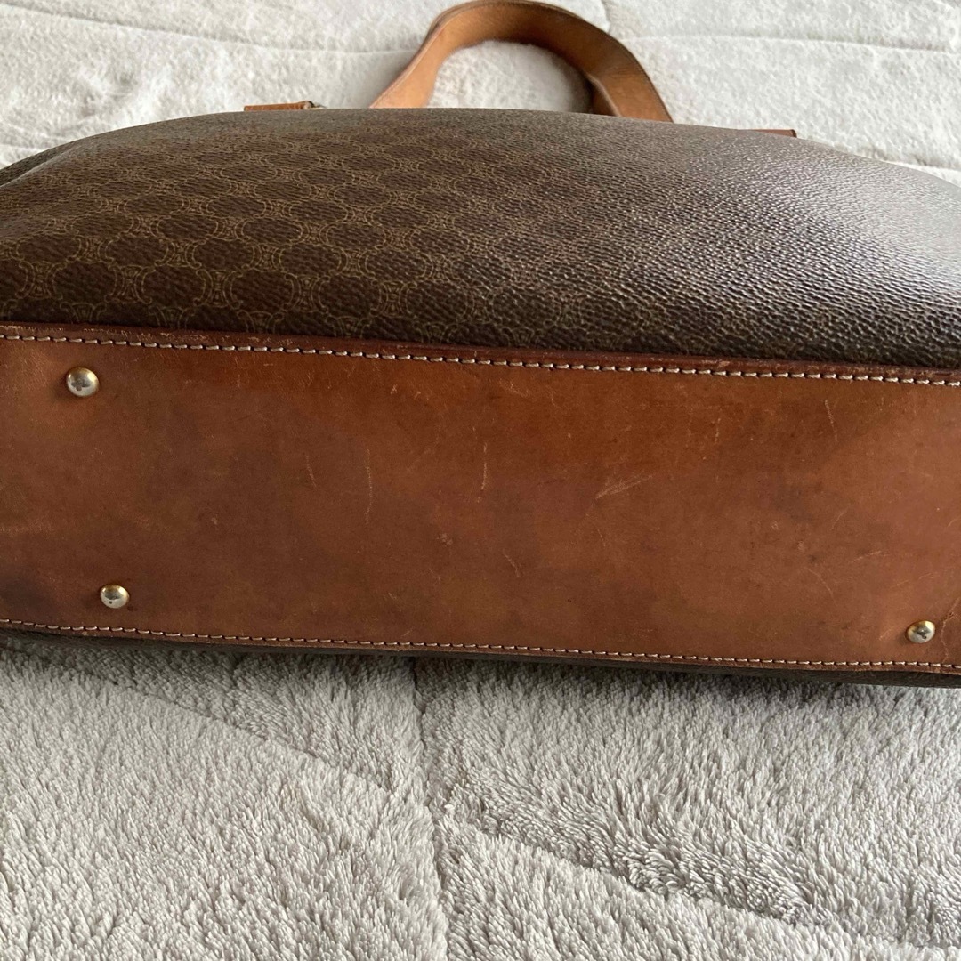 CELINE - 希少 ヴィンテージ セリーヌ マカダム柄 レザートート CELINE - 希少 ヴィンテージ セリーヌ マカダム柄 レザートート