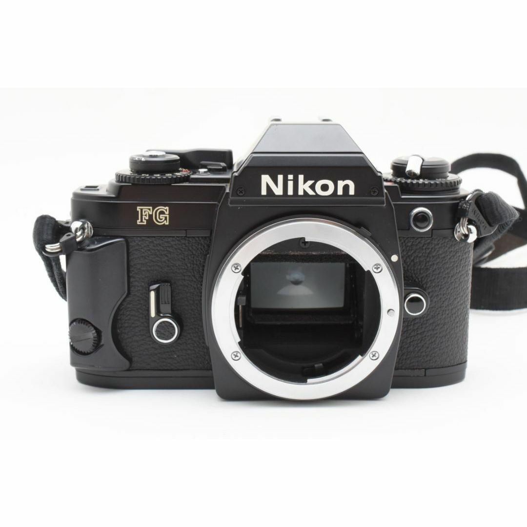Nikon - 美品 NIKON FG ブラック フィルムカメラ モルト新品交換 Nikon - 美品 NIKON FG ブラック フィルムカメラ モルト新品交換