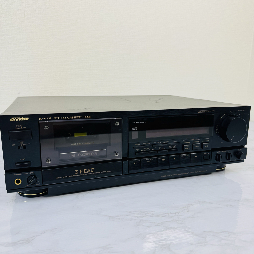 Victor - Victor ビクター TD-V721 3ヘッド ステレオカセット Victor - Victor ビクター TD-V721 3ヘッド ステレオカセット