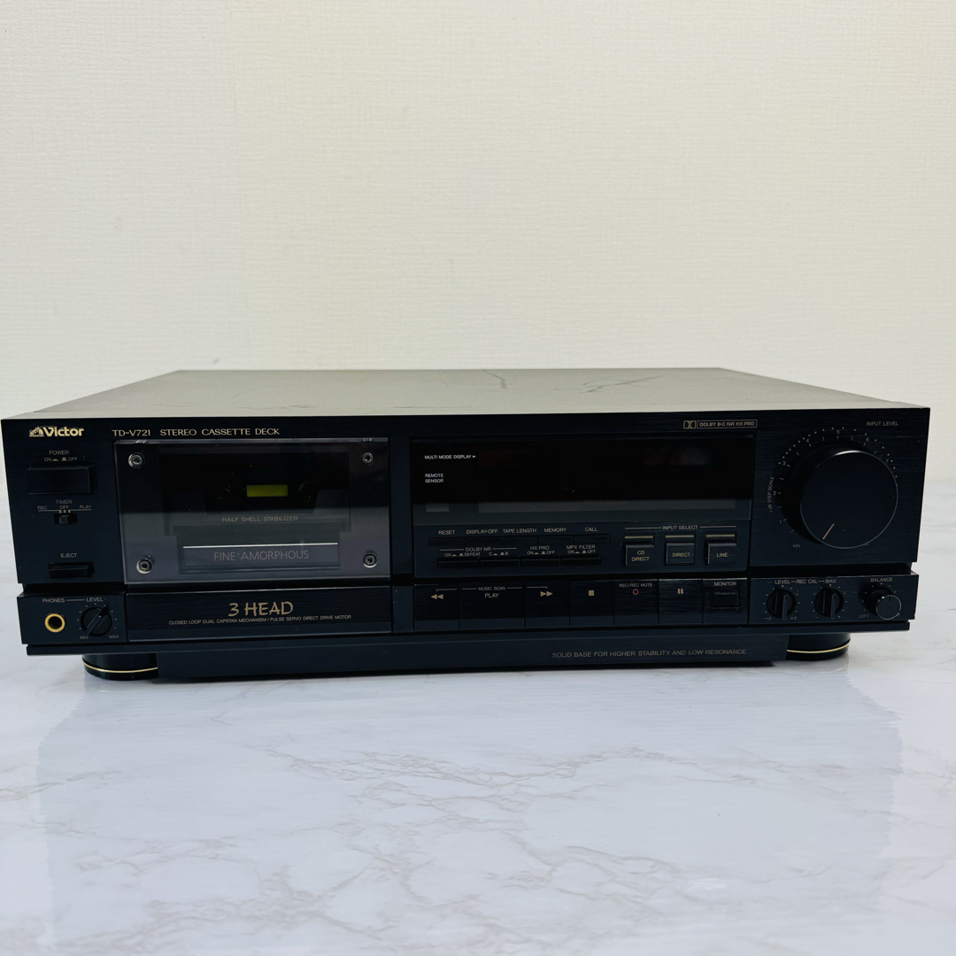 Victor - Victor ビクター TD-V721 3ヘッド ステレオカセット Victor - Victor ビクター TD-V721 3ヘッド ステレオカセット