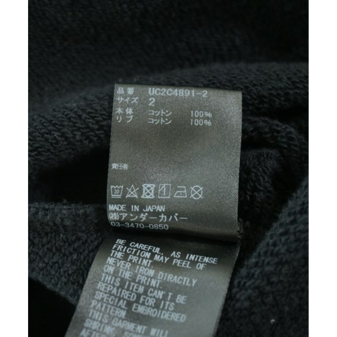 UNDERCOVER - UNDER COVER アンダーカバー スウェット 2(M位) 黒 UNDERCOVER - UNDER COVER アンダーカバー スウェット 2(M位) 黒