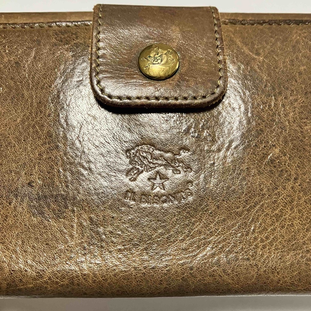 IL BISONTE - ☆IL BISONTE☆牛革☆ヌメ☆三つ折り財布 IL BISONTE - ☆IL BISONTE☆牛革☆ヌメ☆三つ折り財布
