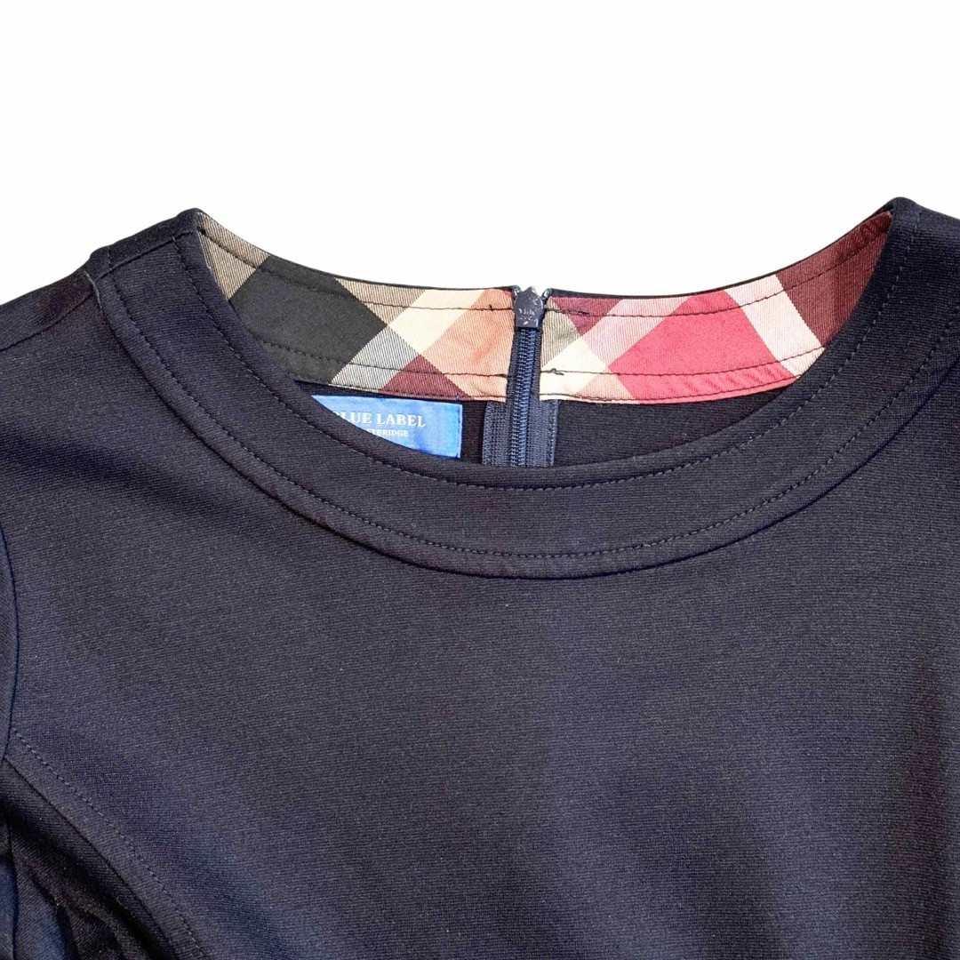 BLUE LABEL CRESTBRIDGE - ブルーレーベル ワンピース 長袖 BLUE LABEL CRESTBRIDGE - ブルーレーベル ワンピース 長袖