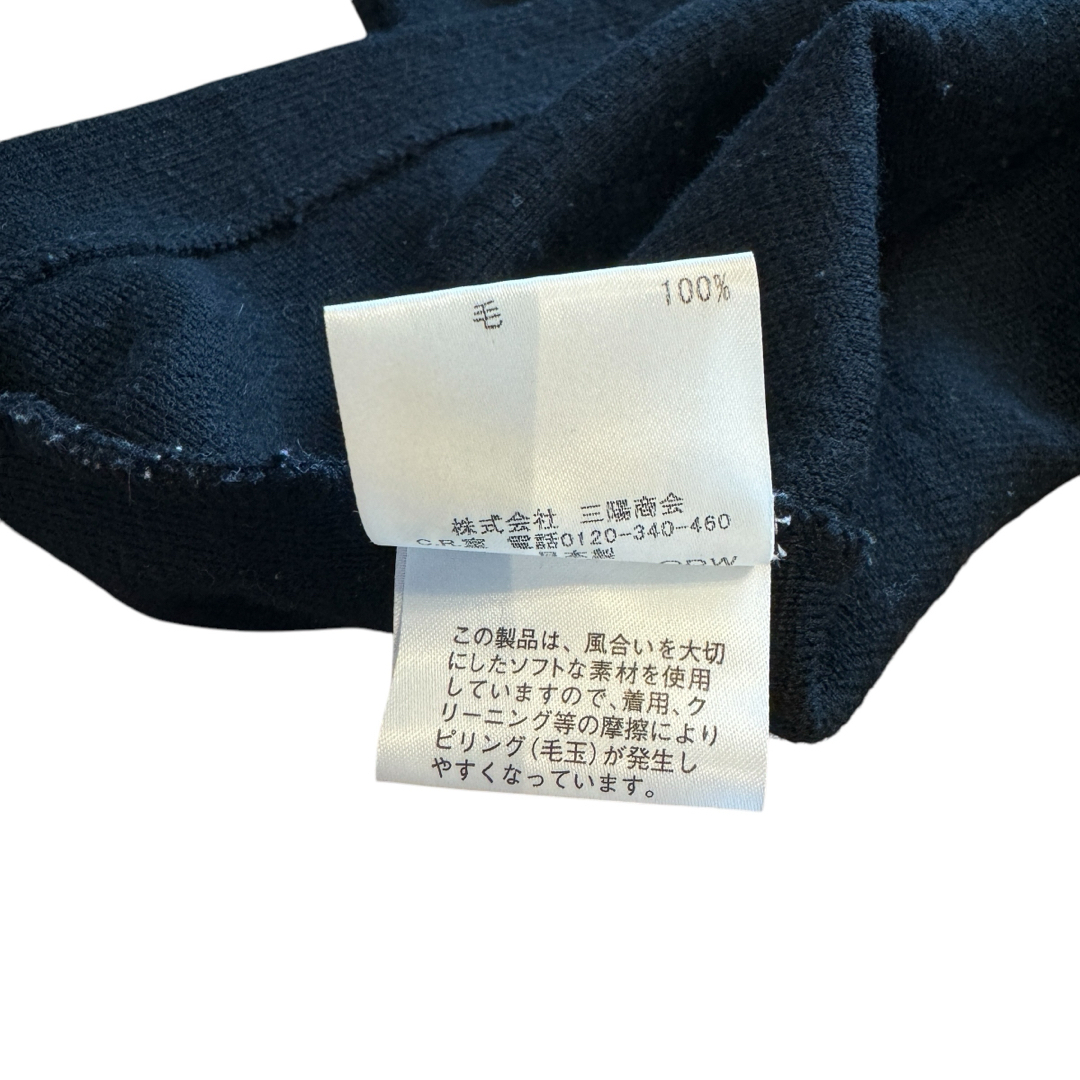 BURBERRY BLUE LABEL - Burberry BLUELABEL 半袖 ウール BURBERRY BLUE LABEL - Burberry BLUELABEL 半袖 ウール