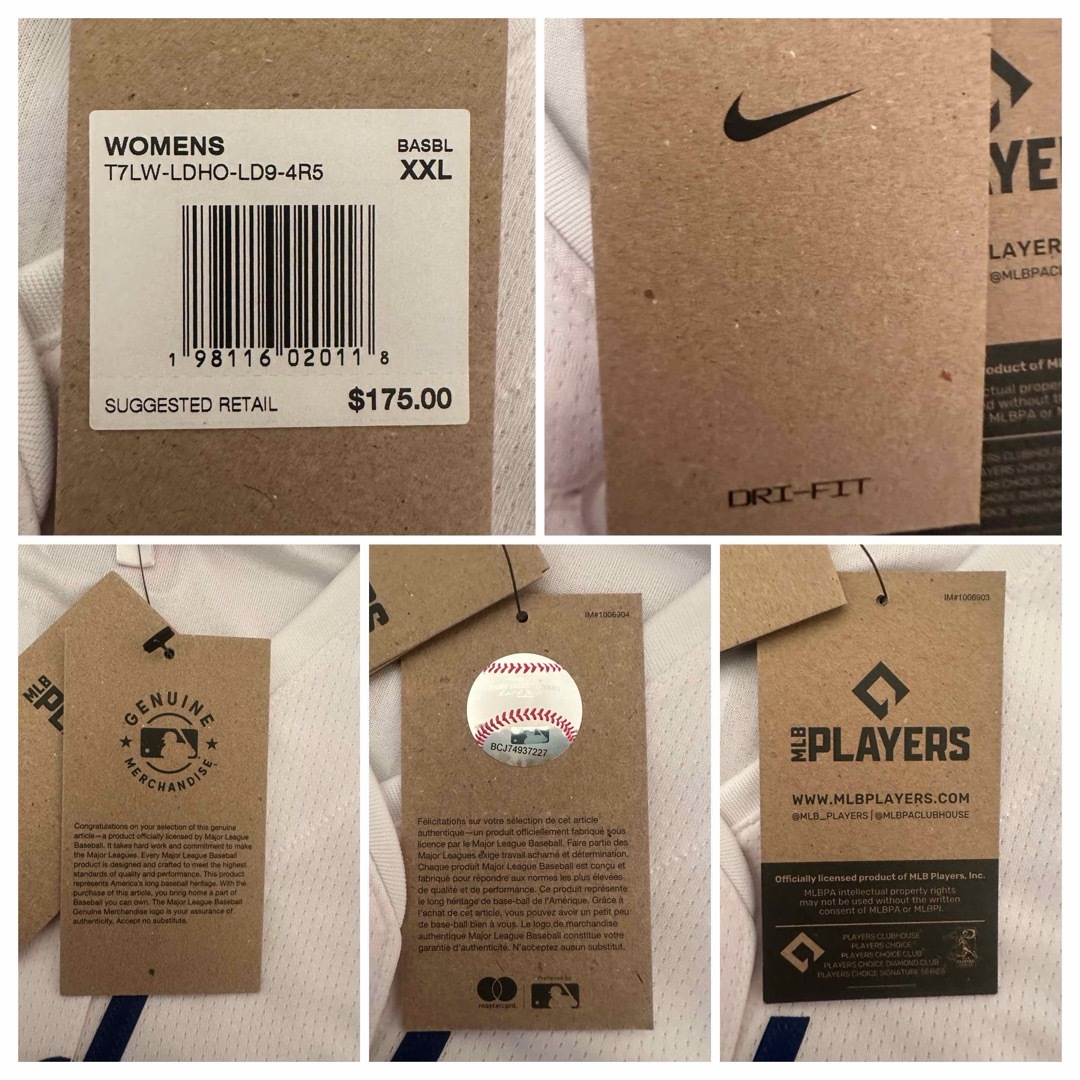 NIKE - 【大人気】大谷翔平選手 ドジャース ユニフォーム NIKE - 【大人気】大谷翔平選手 ドジャース ユニフォーム