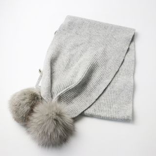 INGEBORG - 2022AW インゲボルグ INGEBORG ファーボンボン付 INGEBORG - 2022AW インゲボルグ INGEBORG ファーボンボン付