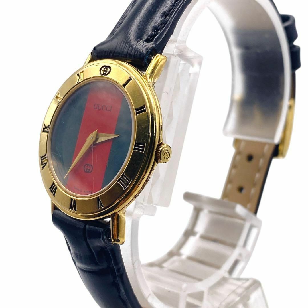 GUCCI - 美品 GUCCI ローマンベゼル シェリーライン 箱付 腕時計 GUCCI - 美品 GUCCI ローマンベゼル シェリーライン 箱付 腕時計