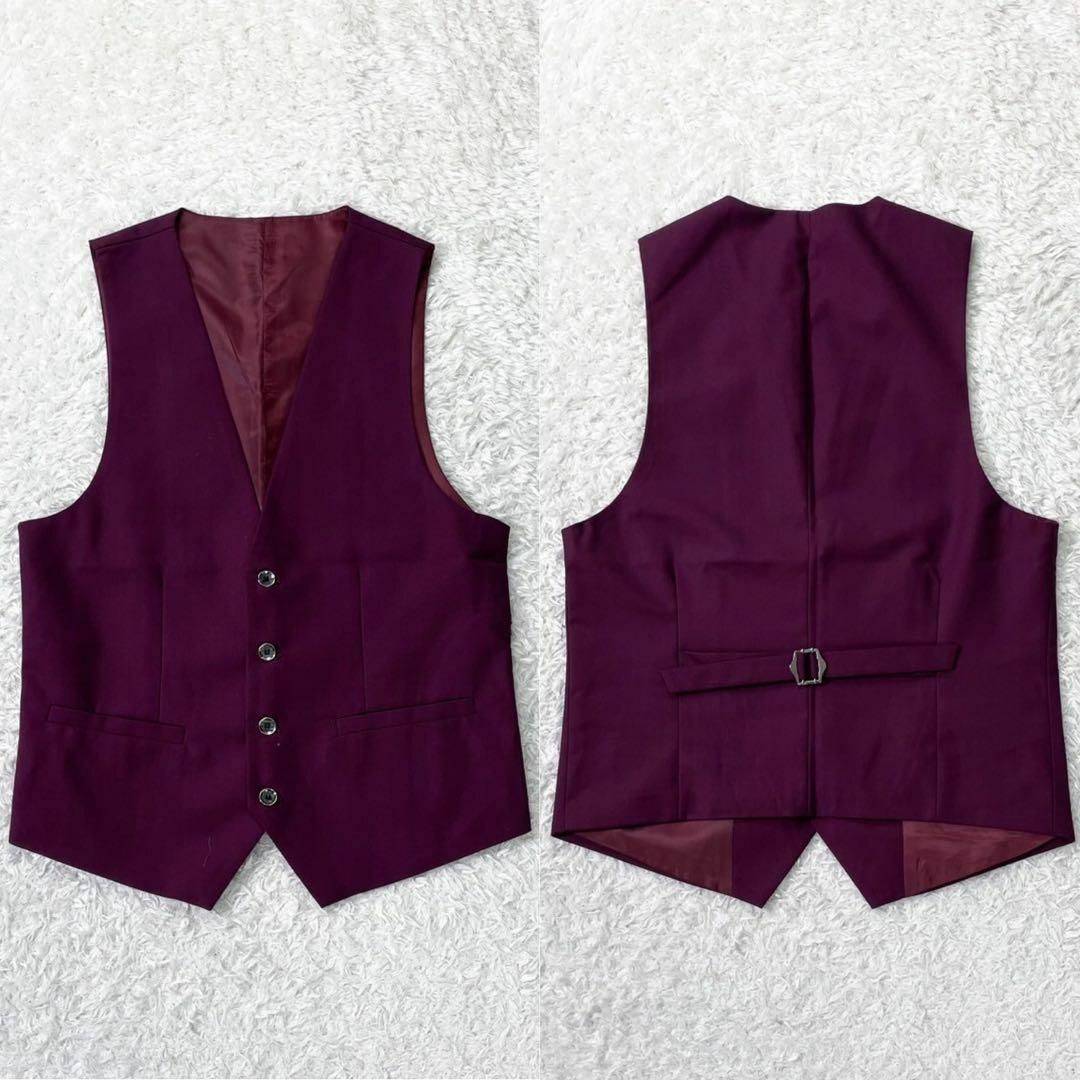 VINTAGE - 極美品 極希少 紫 スリーピース スーツ セットアップ VINTAGE - 極美品 極希少 紫 スリーピース スーツ セットアップ