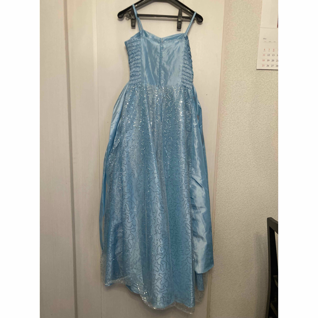 水色ビーズ装飾スリーブレスドレスの通販 by Diva's shop 在庫 水色ビーズ装飾スリーブレスドレスの通販 by Diva's shop 在庫