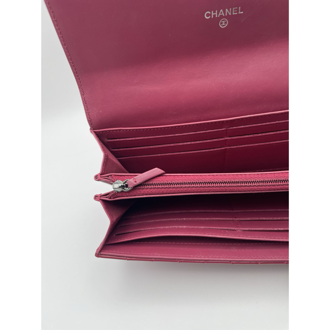 CHANEL - CHANEL エナメル ココマーク 長財布/ココ/箱有 の通販 CHANEL - CHANEL エナメル ココマーク 長財布/ココ/箱有 の通販