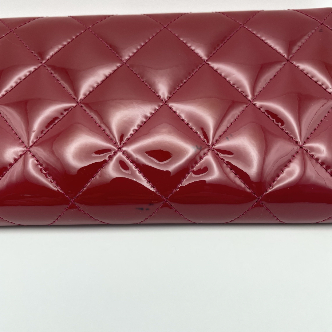 CHANEL - CHANEL エナメル ココマーク 長財布/ココ/箱有 の通販 CHANEL - CHANEL エナメル ココマーク 長財布/ココ/箱有 の通販