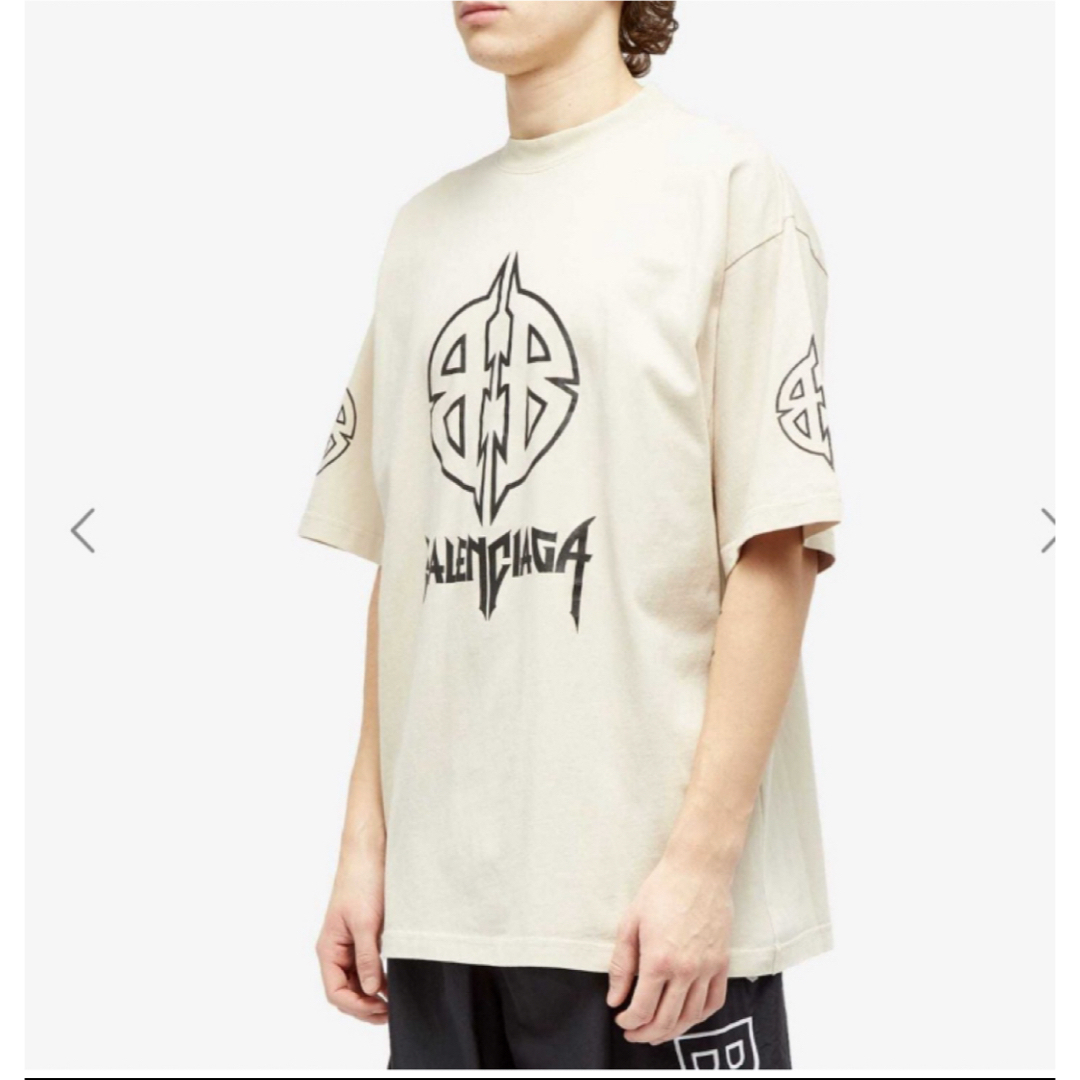 BALENCIAGA - balenciaga バレンシアガ BB METAL メタルロゴ T BALENCIAGA - balenciaga バレンシアガ BB METAL メタルロゴ T