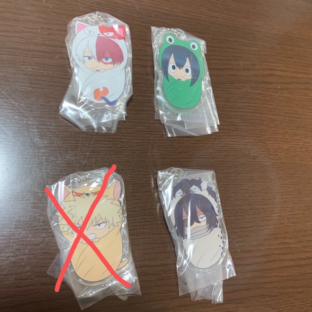 ヒロアカ おくるみチャーム3セット エンタメ/ホビーのおもちゃ/ぬいぐるみ(キャラクターグッズ)の商品写真