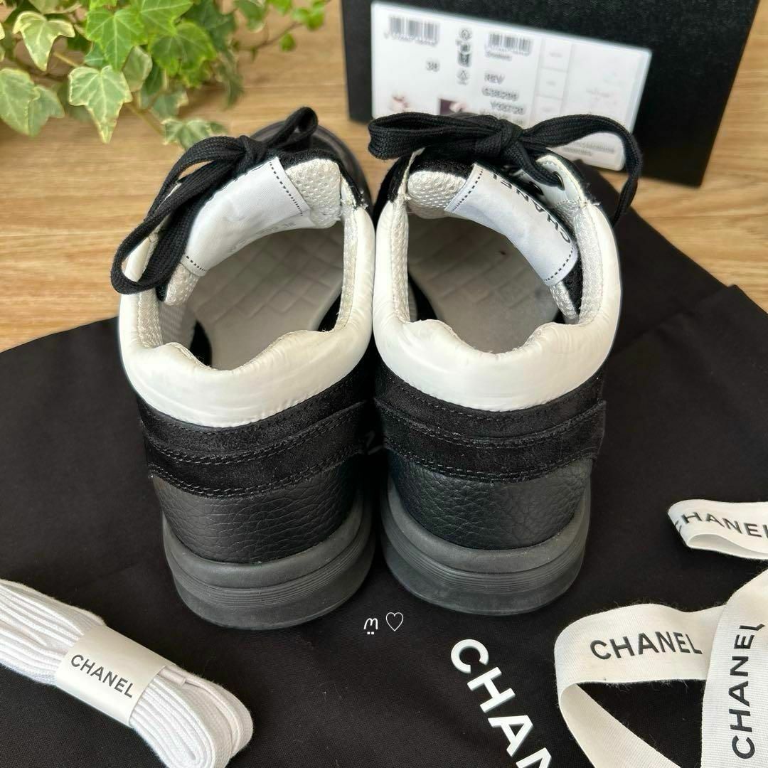 CHANEL - CHANELシャネル ココマークスニーカー 38 現行販売品 CHANEL - CHANELシャネル ココマークスニーカー 38 現行販売品