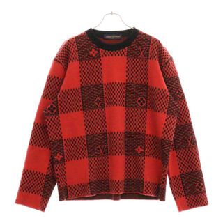 VINTAGE - 【ニット 奇抜 パターン柄 緑 赤 黄 立体感 レトロ VINTAGE - 【ニット 奇抜 パターン柄 緑 赤 黄 立体感 レトロ