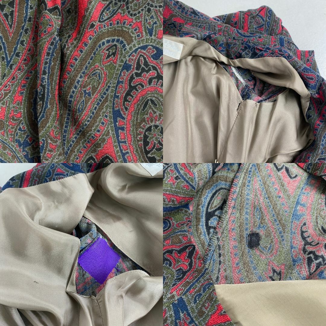 VINTAGE - ヴィンテージ ワンピース 東京スタイル ペイズリー VINTAGE - ヴィンテージ ワンピース 東京スタイル ペイズリー