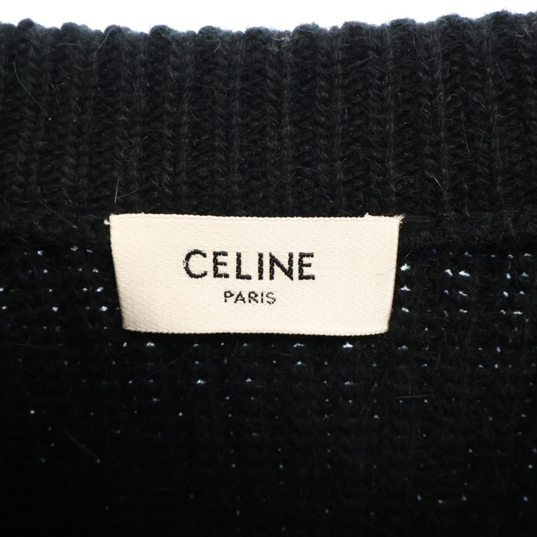CELINE - CELINE セリーヌ 21AW フェルトロゴ クルーネック CELINE - CELINE セリーヌ 21AW フェルトロゴ クルーネック
