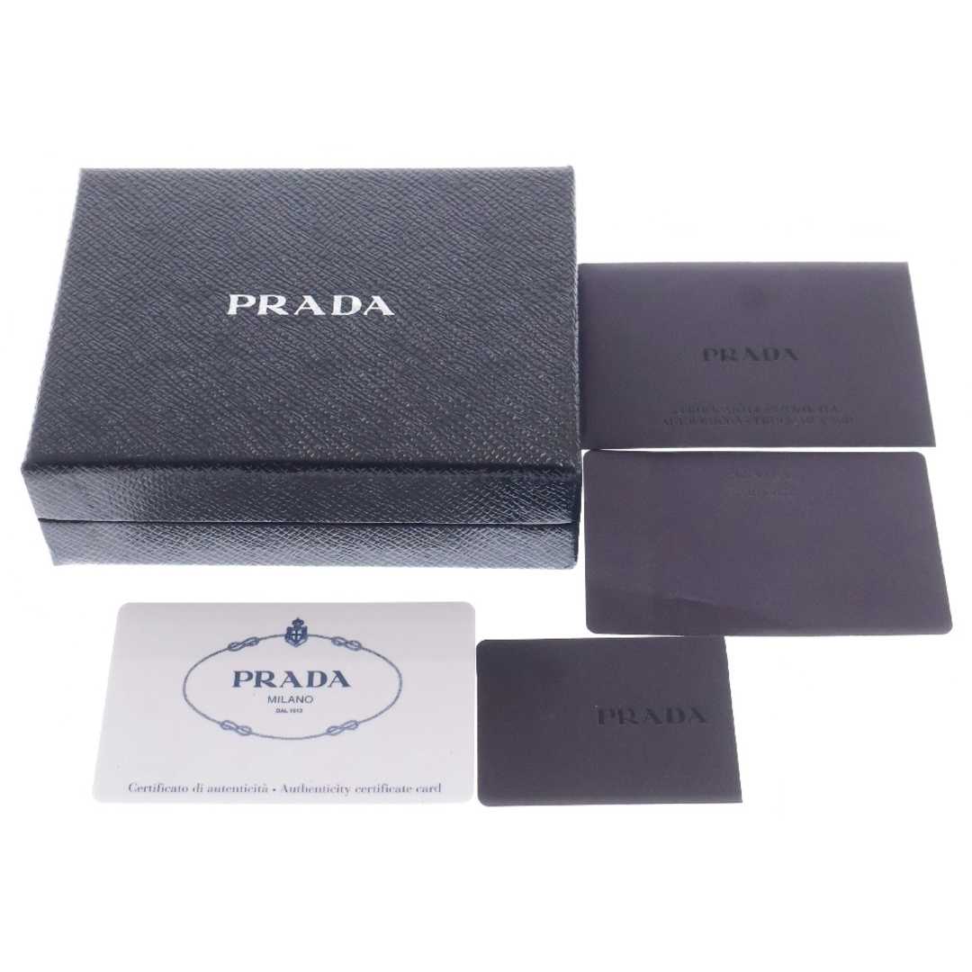 PRADA - PRADA プラダ サフィアーノレザー カードケース 二 PRADA - PRADA プラダ サフィアーノレザー カードケース 二