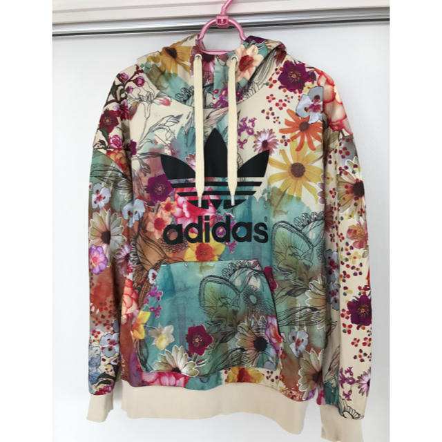 adidas originals 花柄　パーカー　アディダス