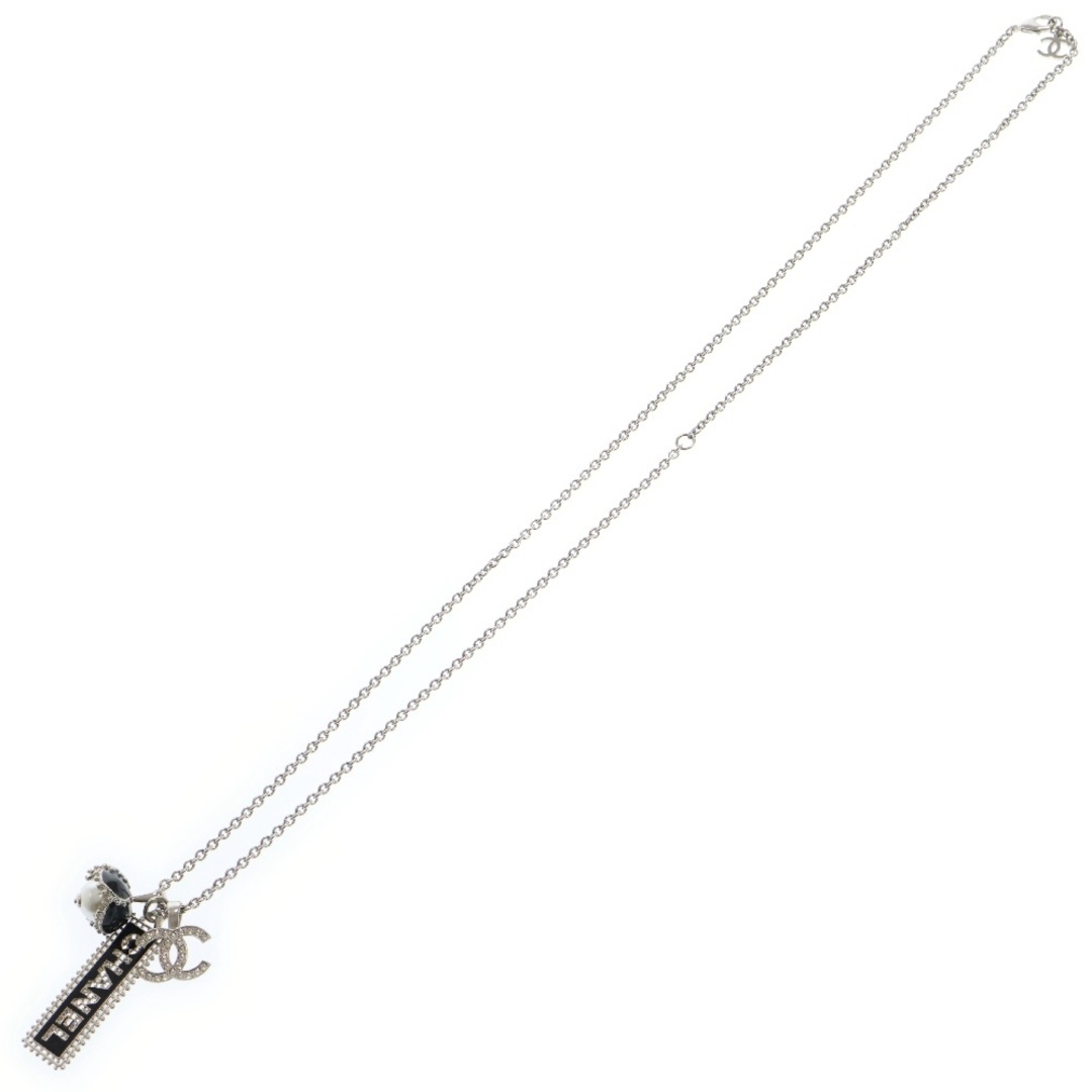 CHANEL - CHANEL シャネル 3連ネックレストップ付き ロング CHANEL - CHANEL シャネル 3連ネックレストップ付き ロング