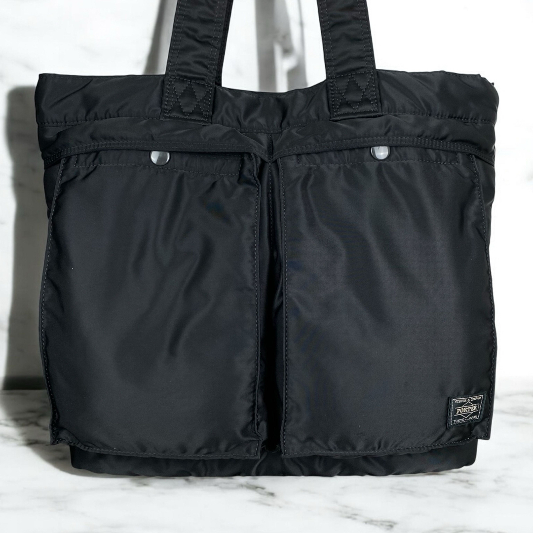 PORTER - 【人気】PORTER / TANKER TOTE BAG / ブラック 廃盤の PORTER - 【人気】PORTER / TANKER TOTE BAG / ブラック 廃盤の