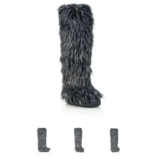 Yellow boots - yello CUERUO LONG BOOTS ブラックファーロング Yellow boots - yello CUERUO LONG BOOTS ブラックファーロング